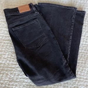 Madewell Petite Perfect Vintage Flare Black Jean